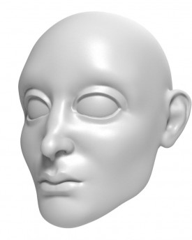 3D Model of Prince head for 3D print 157 mm