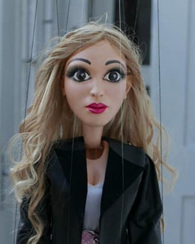 Frau mit starken Lippen 3D Kopfmodel für den 3D-Druck 115mm