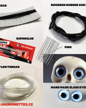 Materials for assembling 3D printed Baby Bonie