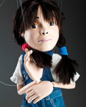 Marionetta ritratto di bambina carina - 60 cm