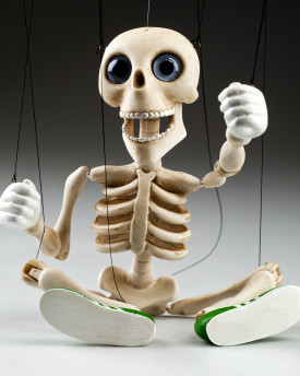 Custom marionette of Skeleton for Scott 50% deposit