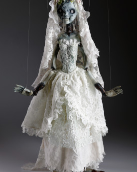 Angie custom-made marionette (35 inches tall) - movable mouth and eyes