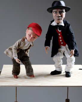 Stop-Motion-Puppen für einen Film