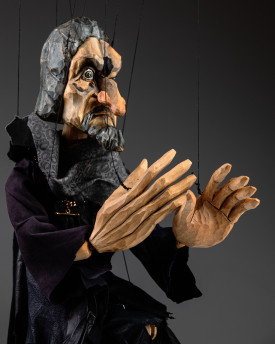 Schori - wooden hand-carved marionette