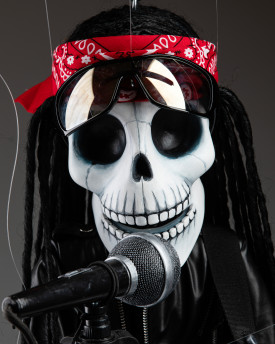 Rockstar Singing Skeleton - Amazing Marionette
