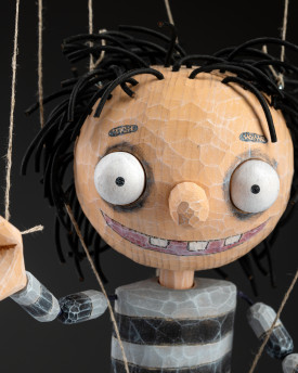 Edgar - original wooden cute marionette