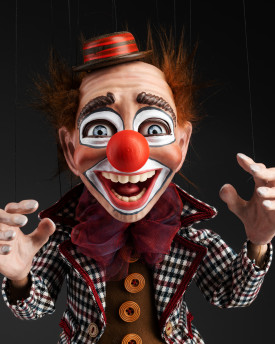 Lachender Clown Tschechische Marionettenpuppe