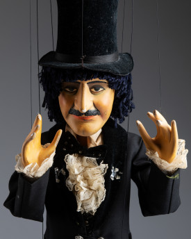 Magicien - Marionnette Performance Vintage des années 70