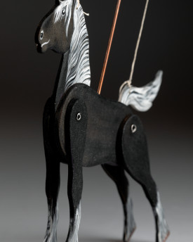 Black Horse - Decorative Marionette