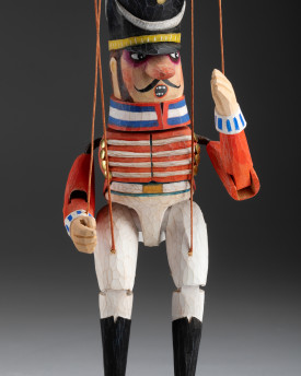 Soldat - Marionnette tchèque en bois