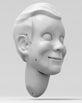 Slappy, 3D Model Head for 3D Printing