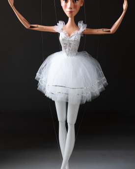 Bailarina – marioneta profesional de retrato de 100 cm de altura