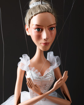 Ballerina - professional portrait marionette 100cm tall