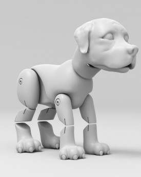 Dog 3D model