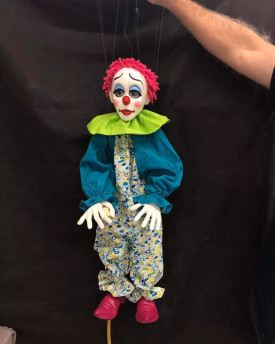 50% down payment for Clown - professional marionette with baloon