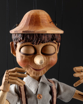 Marionetta dettagliata di Pinocchio – con occhi ammiccanti