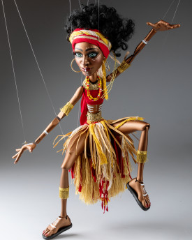 African Dancer – Wunderschöne Marionette für professionelle Aufführungen