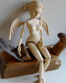 Fay Angel hand-carved from linden wood