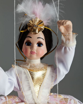 Simpatico marionettea ballerina - ora con i capelli biondi