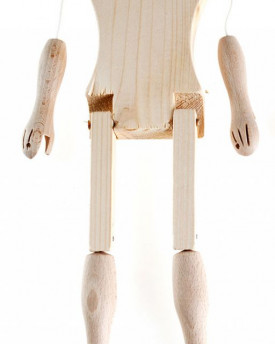 Marionette making: Male body 26 cm