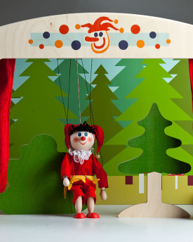 Puppentheater für 20 cm große Marionetten