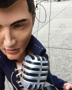 Elvis Presley - Marionette for street performance