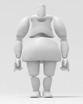 3D Model velké ženy pro 3D tisk