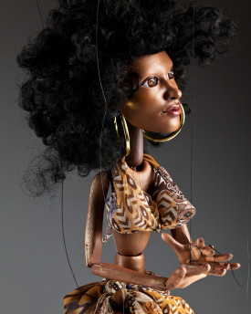 Afro Dancer - performance marionette - 50pcs limited edition