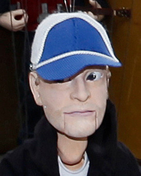3D Model hlavy seriózního muže pro 3D tisk