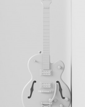 3D Model elektrické kytary pro 3D tisk