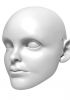 foto: 13 Jahre Junge 3D Kopfmodel für den 3D-Druck 115 mm