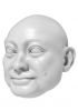 foto: 3D Model hlavy blahobytného muže pro 3D tisk 130 mm