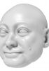 foto: Modèle de tête de Homme prospère pour l'impression 3D 130 mm
