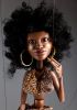 foto: 3D Modèle de tête de Fille afro-américaine pour l'impression 3D 115 mm