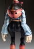 foto: Marionnette en bois sculpté à la main Ladybug, Zoo Sapiens collection