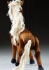 foto: Dřevěná loutka koníka - Hnědák