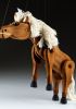 foto: Marionnette à cordes en bois - Horse Brownie