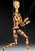 foto: Harlequin wooden marionette