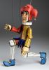 foto: Jester made of linden wood - string puppet in retro style
