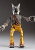foto: Dude Wolf - fantastico burattino marionetta in legno appartenente alla collezione Zoo Sapiens
