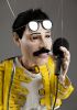 foto: Marionnette professionnelle Freddie Mercury - 80 cm de haut, yeux et bouche mobiles