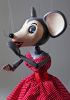foto: Dancing Mouse in a red dress – 24inches marionette on profi level