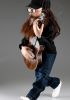 foto: Musicien sur mesure Marionette avec une guitare - 60cm de haut basique