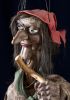 foto: Antike Hexenpuppe mit Stab - antike Marionette