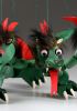 foto: 3-headed dragon, wooden marionette puppet
