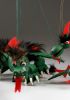 foto: 3-headed dragon, wooden marionette puppet