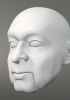foto: Starší muž, 3D model hlavy (pro 80cm loutku, otevírací ústa) pro 3D tisk