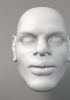 foto: Lebron James, 3D-Modell eines Männerkopfes (für 100 cm Marionette, bewegliche Augen und Mund)