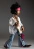 foto: Jimi Hendrix - Portrait-Marionette 24 Zoll (60 cm) groß