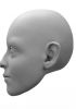 foto: Sličná slečna, 3D model hlavy pro 60cm loutku, stl file pro 3D tisk